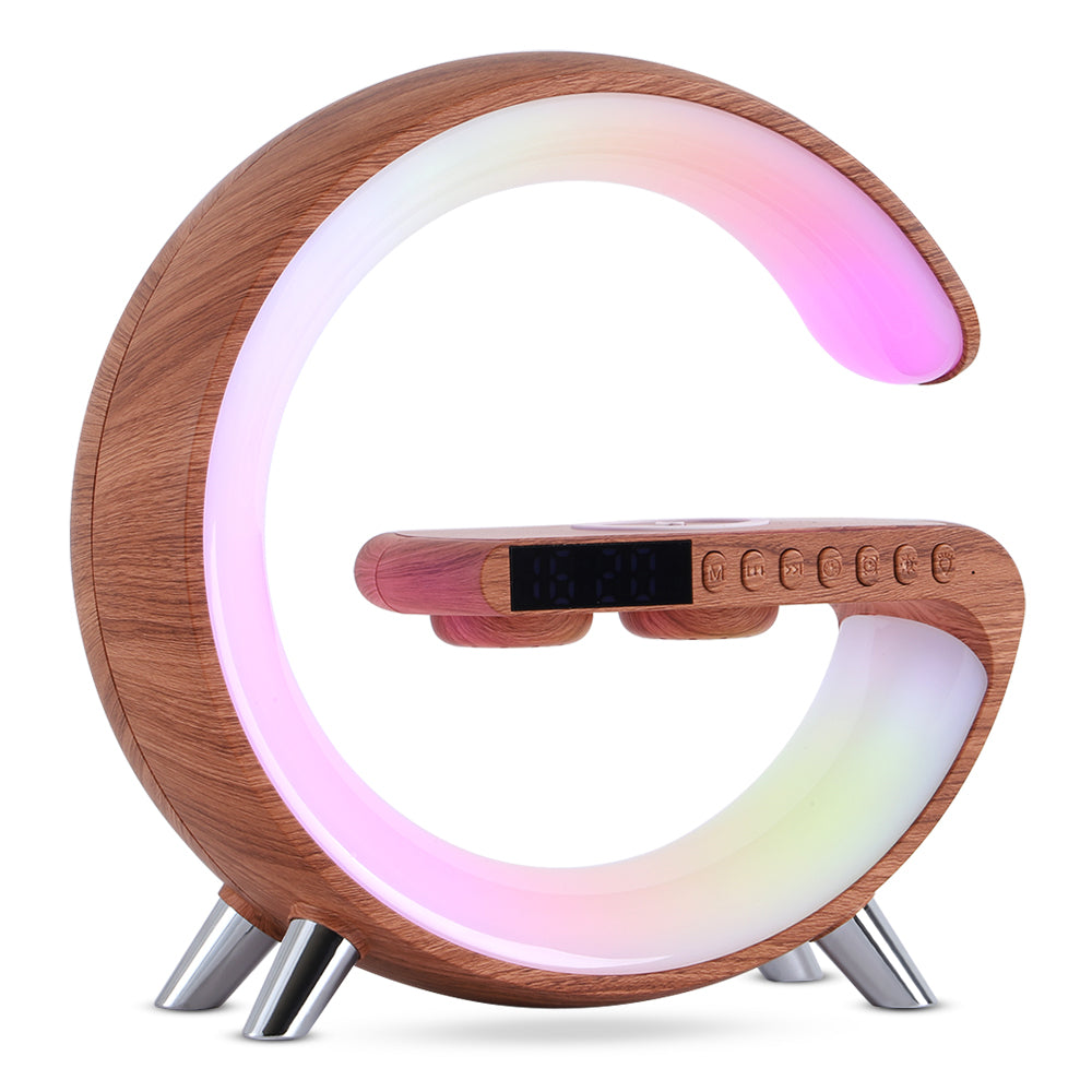 *New* Intelligent, G Shaped, LED Lamp with Bluetooth Speaker & Wireless Charger