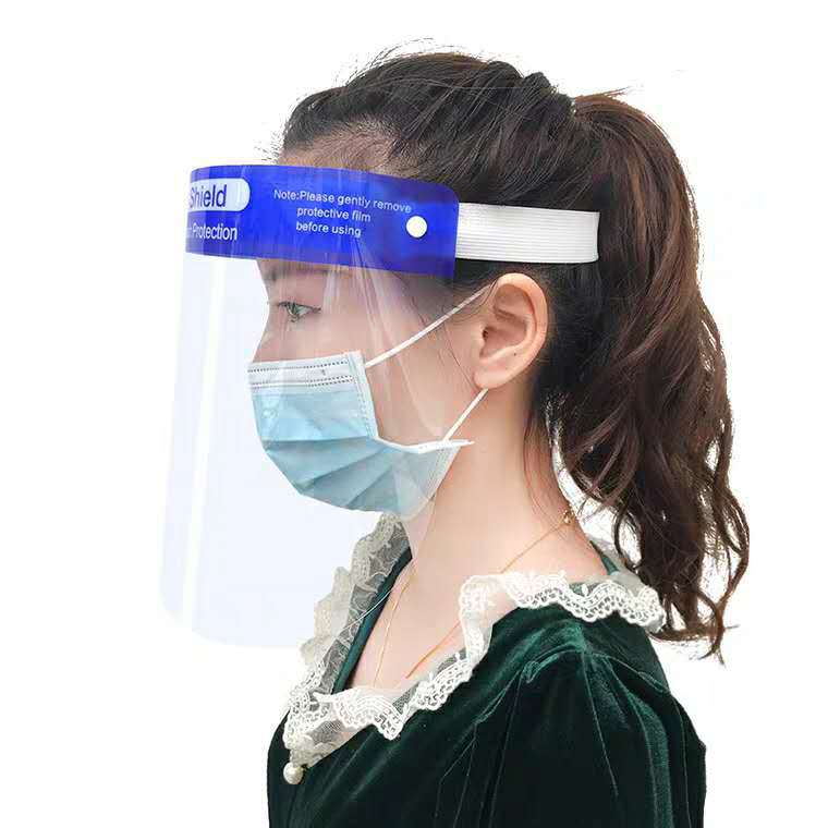 Self-protection protective shield/mask set