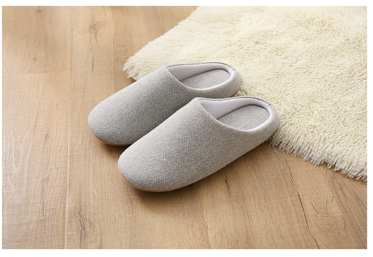 Men's indoor warm slippers , with anti-skid bottom