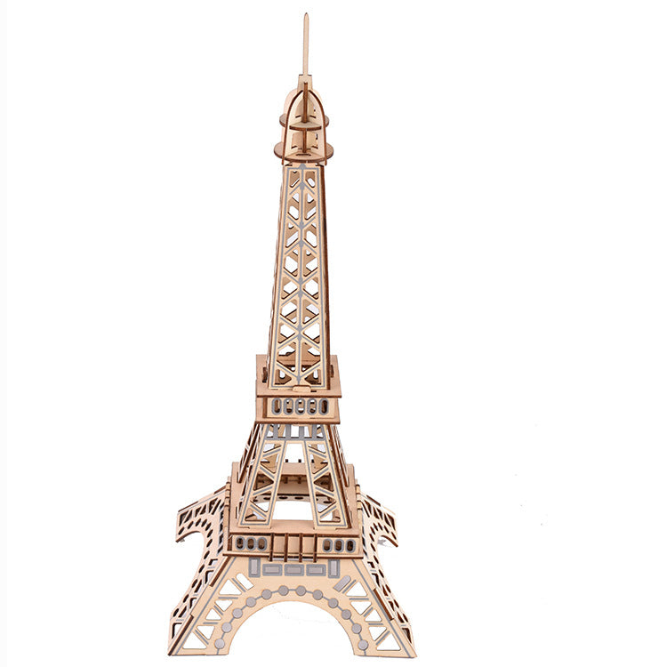 Wooden Paris Tower model assemble toy