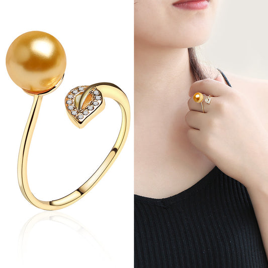 Pearl Ring, adjustable