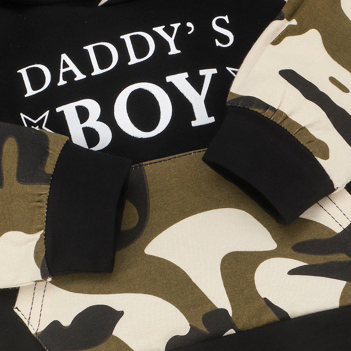 Boy's  2 piece, Camo Hoodie set