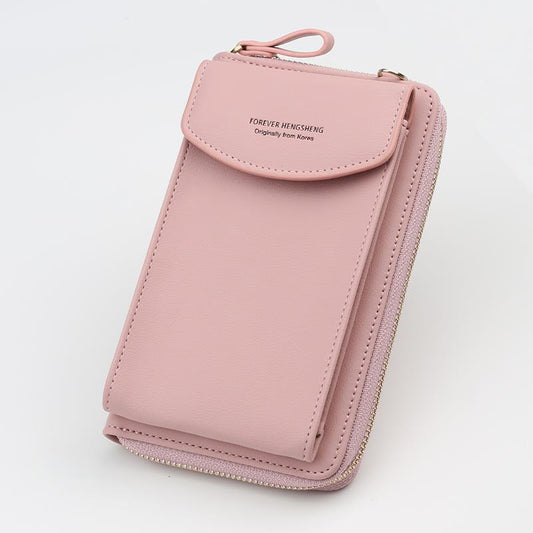 Mobile Phone Bag with zippered wallet