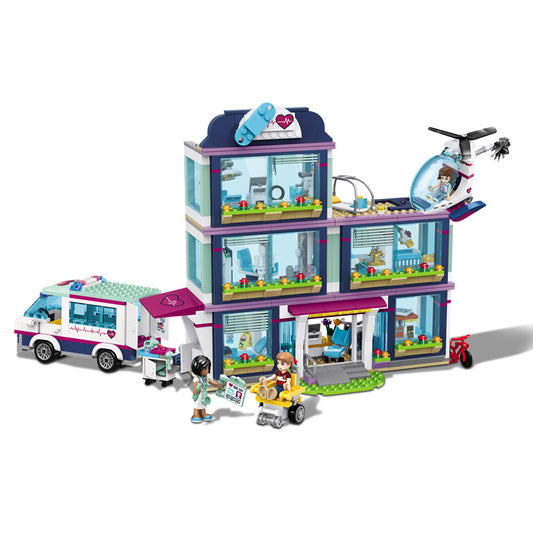 Heart Lake City Hospital Building Block set