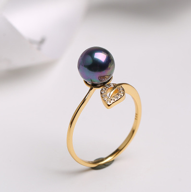 Pearl Ring, adjustable