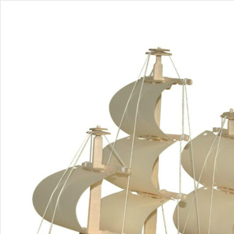 3D three-dimensional Silk Merchant ship