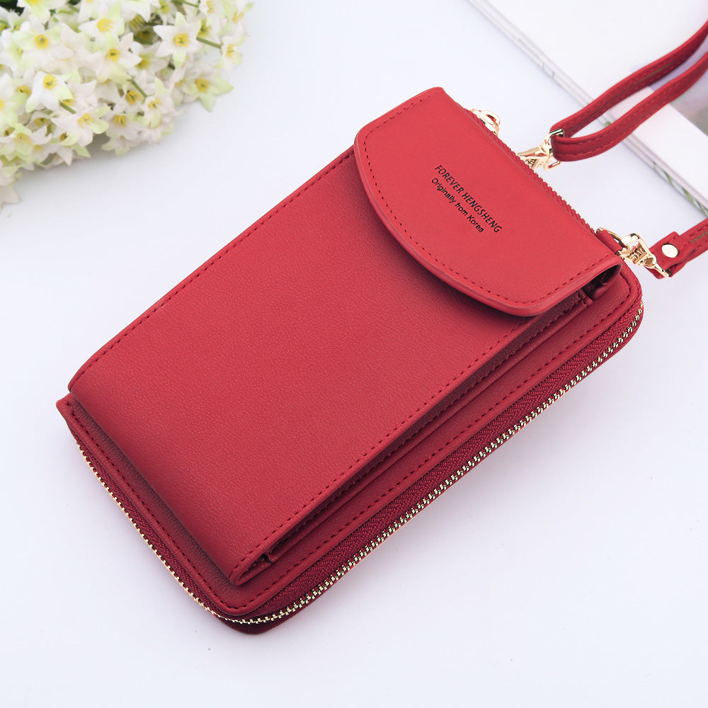 Mobile Phone Bag with zippered wallet