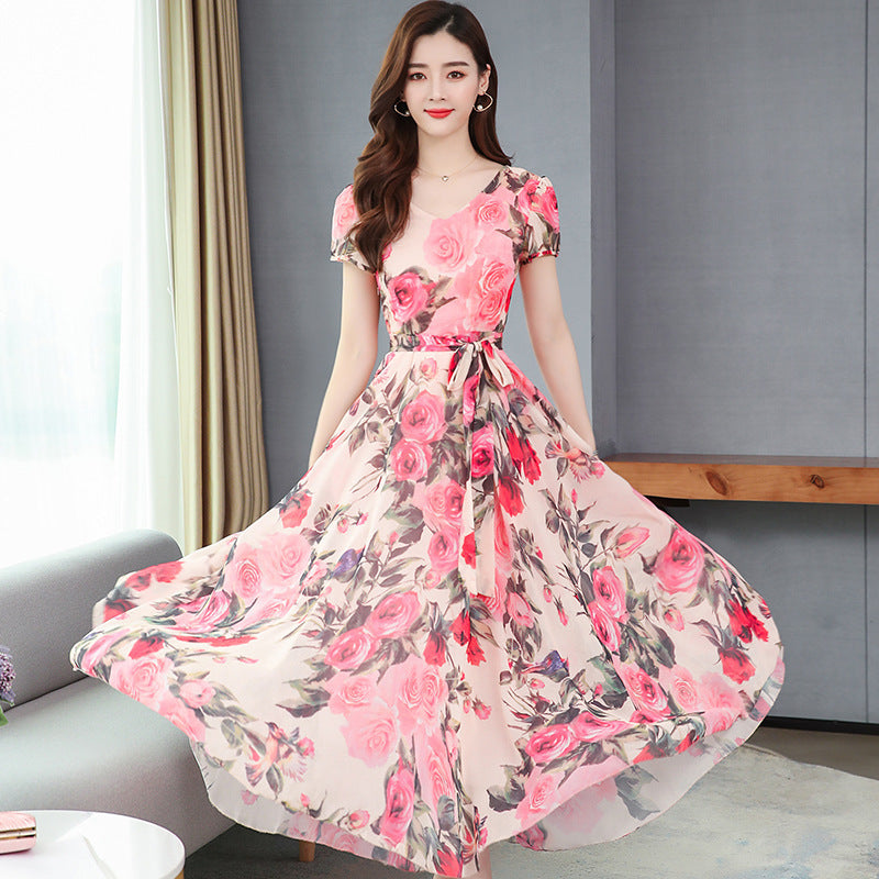 Pink Roses, Fly Away Dress