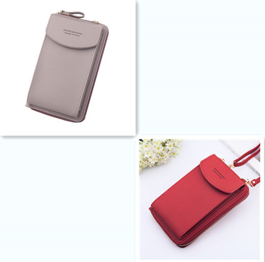 Mobile Phone Bag with zippered wallet