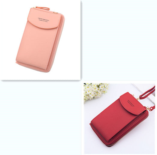 Mobile Phone Bag with zippered wallet