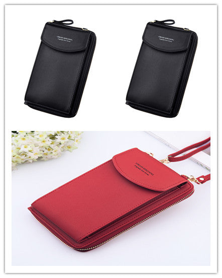 Mobile Phone Bag with zippered wallet