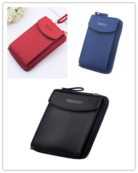 Mobile Phone Bag with zippered wallet