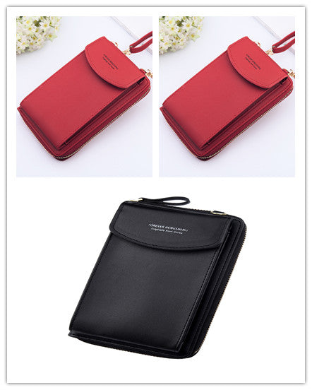 Mobile Phone Bag with zippered wallet