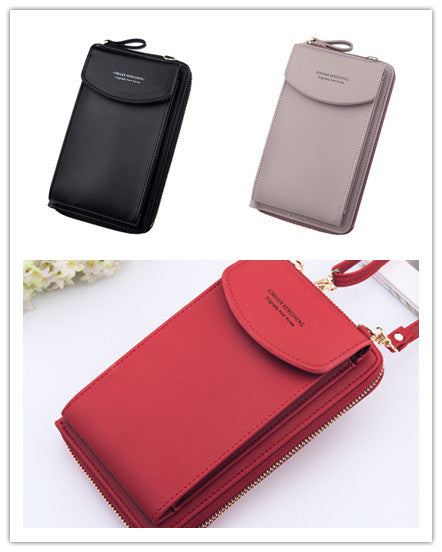 Mobile Phone Bag with zippered wallet