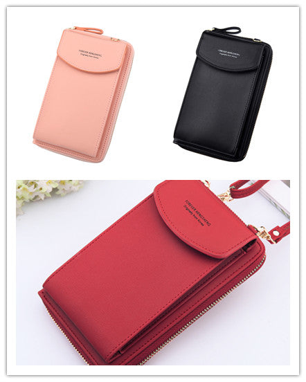 Mobile Phone Bag with zippered wallet