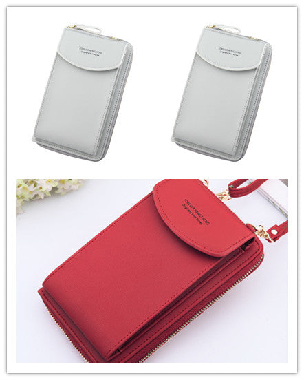 Mobile Phone Bag with zippered wallet