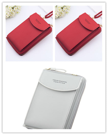 Mobile Phone Bag with zippered wallet