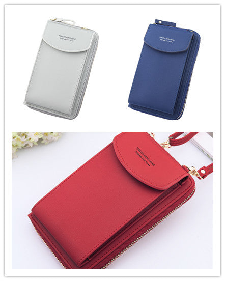 Mobile Phone Bag with zippered wallet