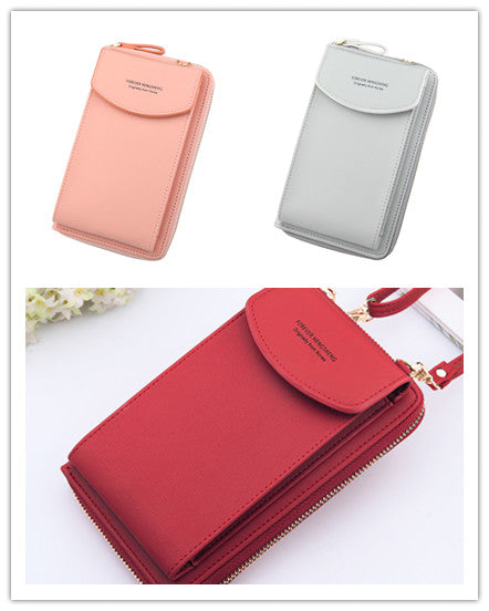 Mobile Phone Bag with zippered wallet