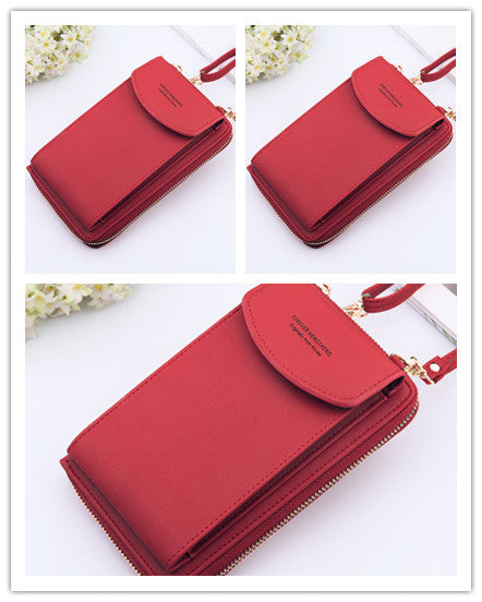 Mobile Phone Bag with zippered wallet