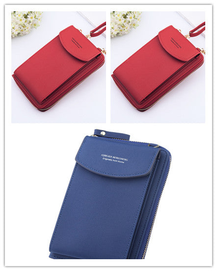 Mobile Phone Bag with zippered wallet