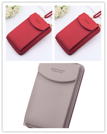 Mobile Phone Bag with zippered wallet