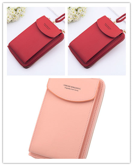 Mobile Phone Bag with zippered wallet