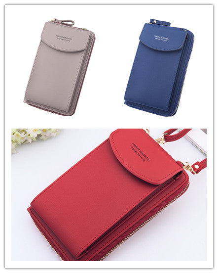 Mobile Phone Bag with zippered wallet