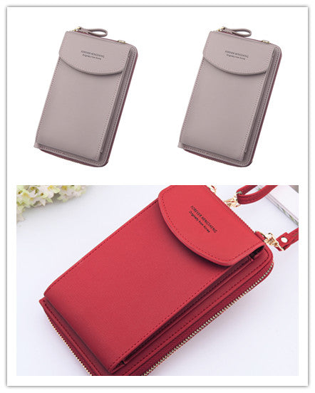 Mobile Phone Bag with zippered wallet