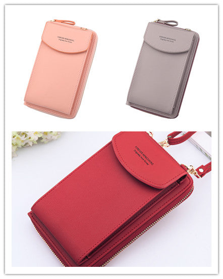 Mobile Phone Bag with zippered wallet