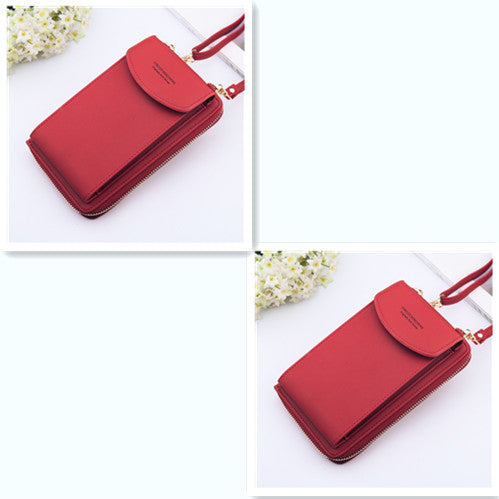 Mobile Phone Bag with zippered wallet