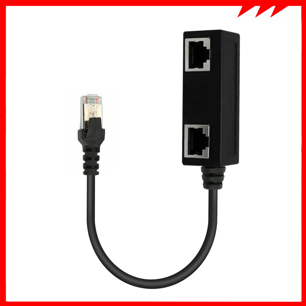 Network Cable Adapter Cable, Connecting Line One Male 3 Bus CATE 6 Line