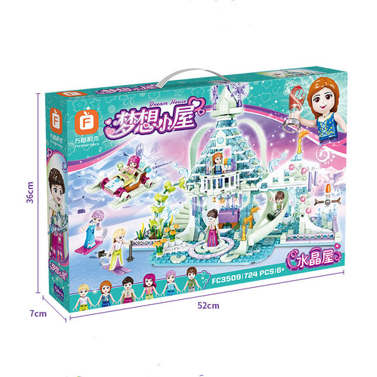 Frozen Type Building Blocks Toys