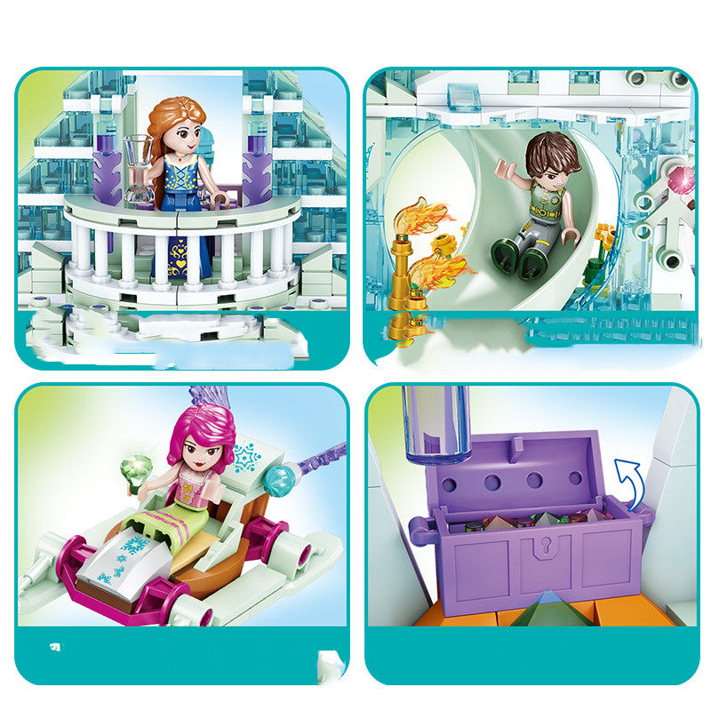 Frozen Type Building Blocks Toys