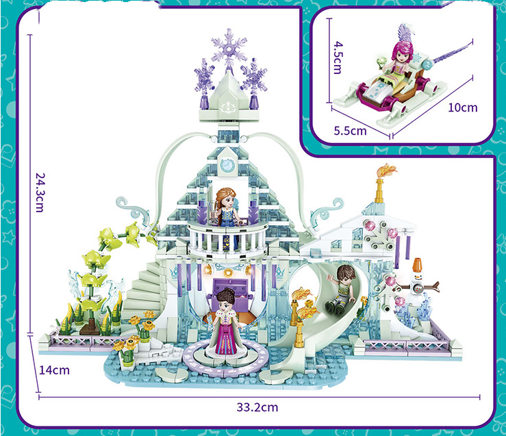 Frozen Type Building Blocks Toys