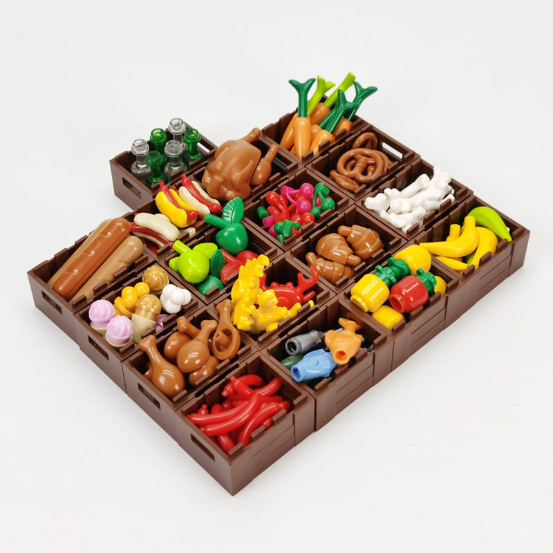 Building Blocks Play Food