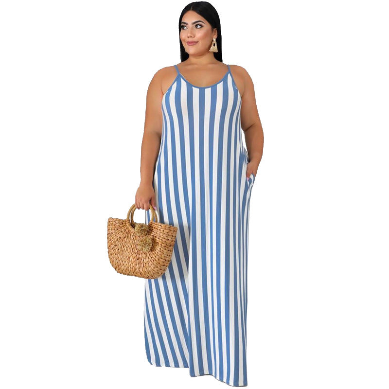 19258 Cross Border Dress, plus sizes