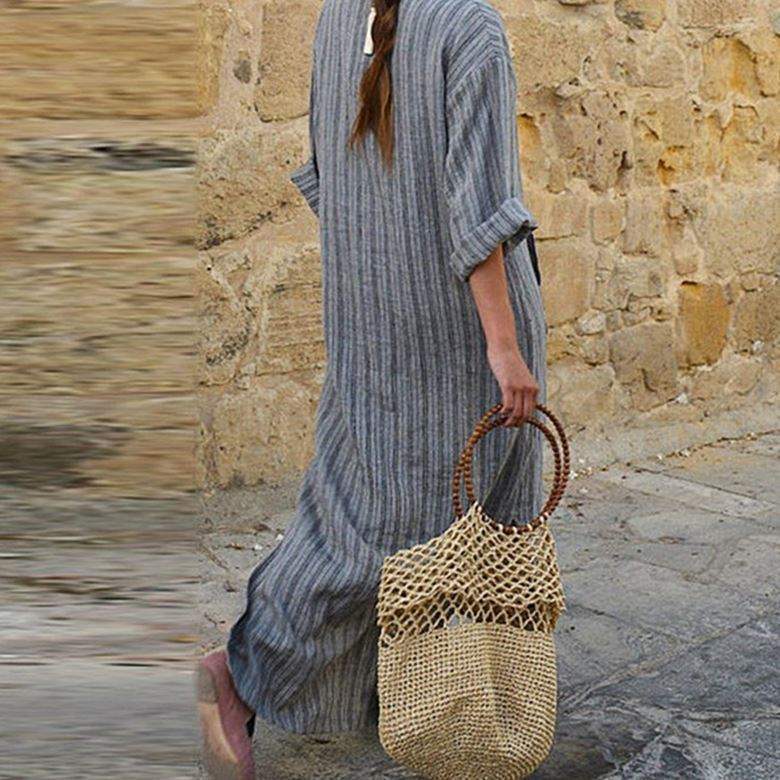 Women's Striped, Tribal, Boho Dress