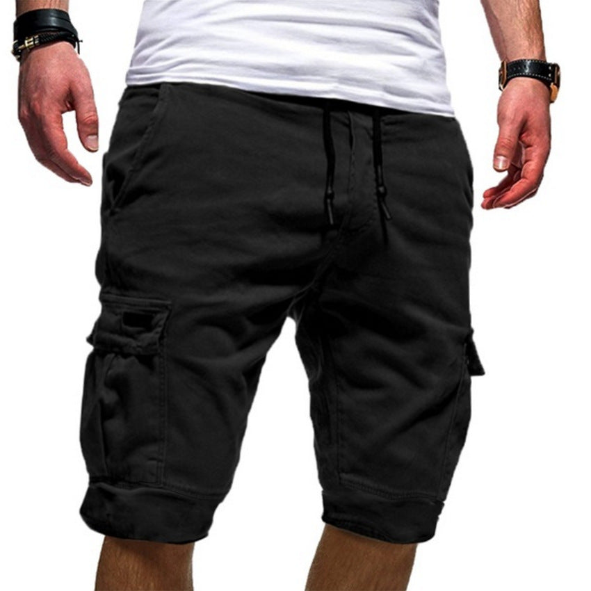 Men Cargo Pants w/drawstring