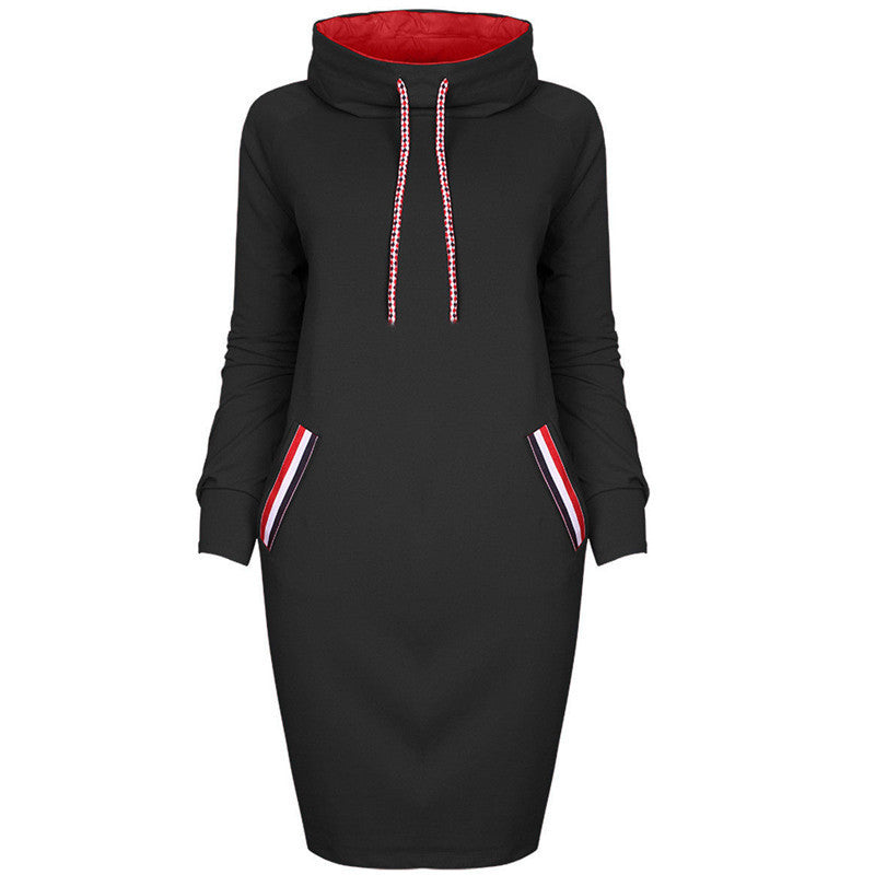 Ladies Winter Hoodie Dress