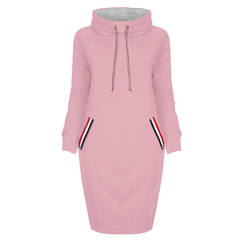 Ladies Winter Hoodie Dress