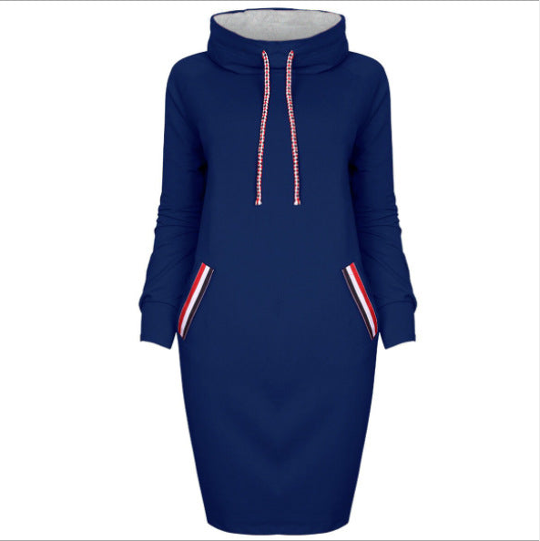 Ladies Winter Hoodie Dress