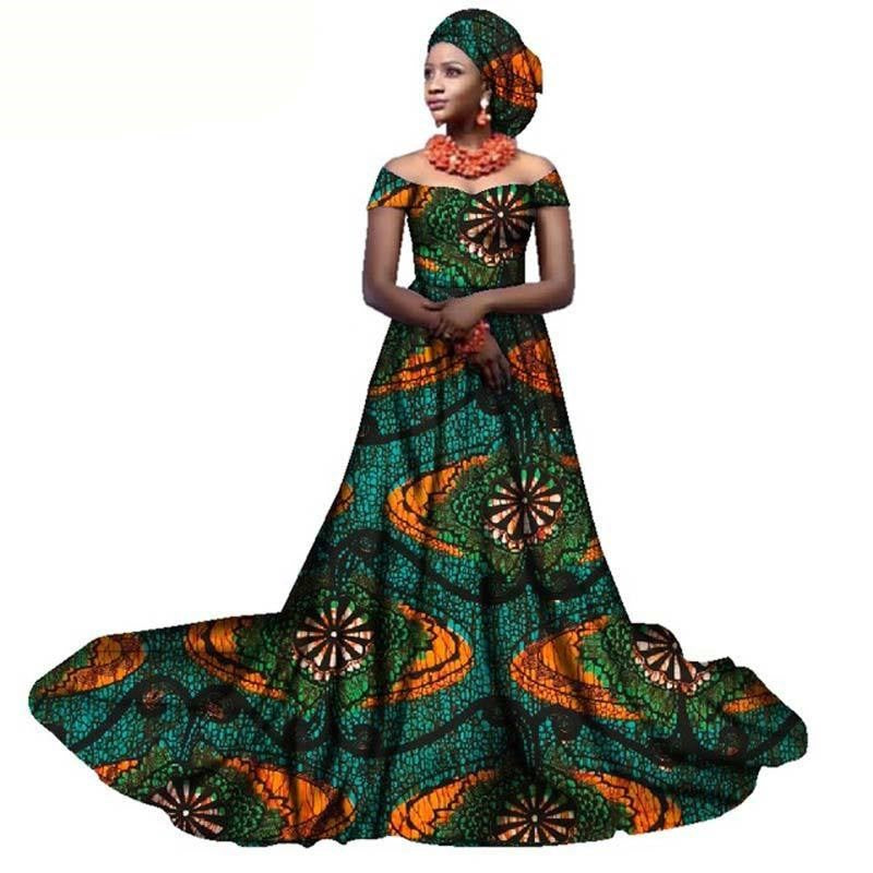 Riche African Dress, long