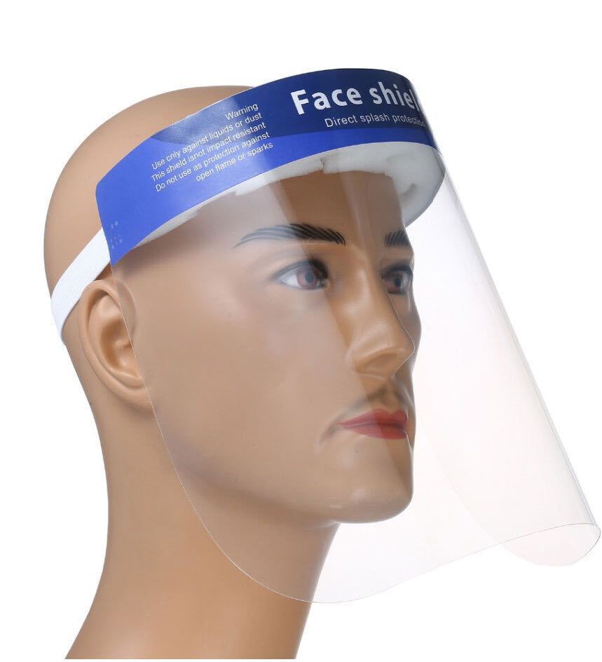 Self-protection protective shield/mask set