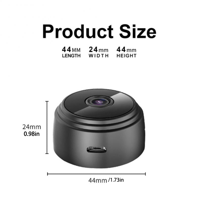 A9, HD 720P 2.4G Wifi, IP, Night Vision, Smart Home Security Wireless Mini Camcorder camera, w/Mobile Remote View Video Surveillance, Motion Detection Alarm