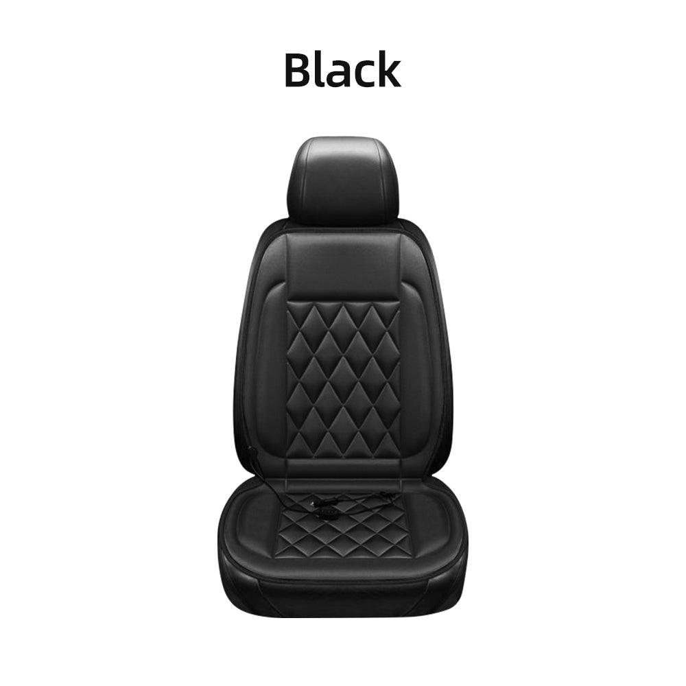 1- 2pc 12V Car Heating Seat Cushion, 30 sec Fast Heating Car Seat Pad, Temperature Control