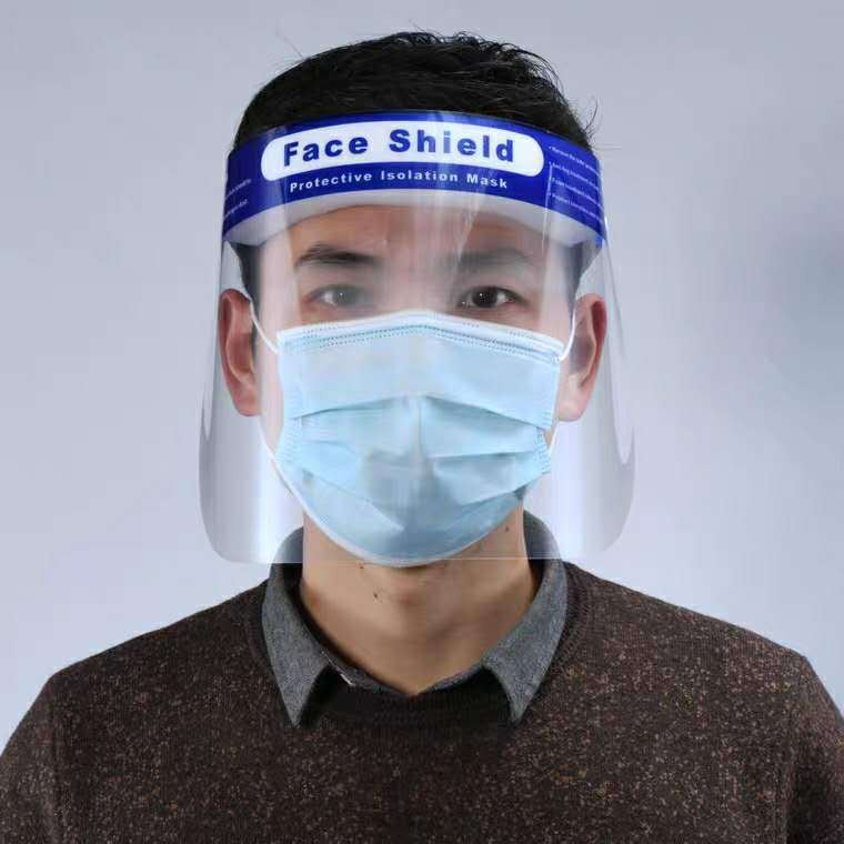 Self-protection protective shield/mask set