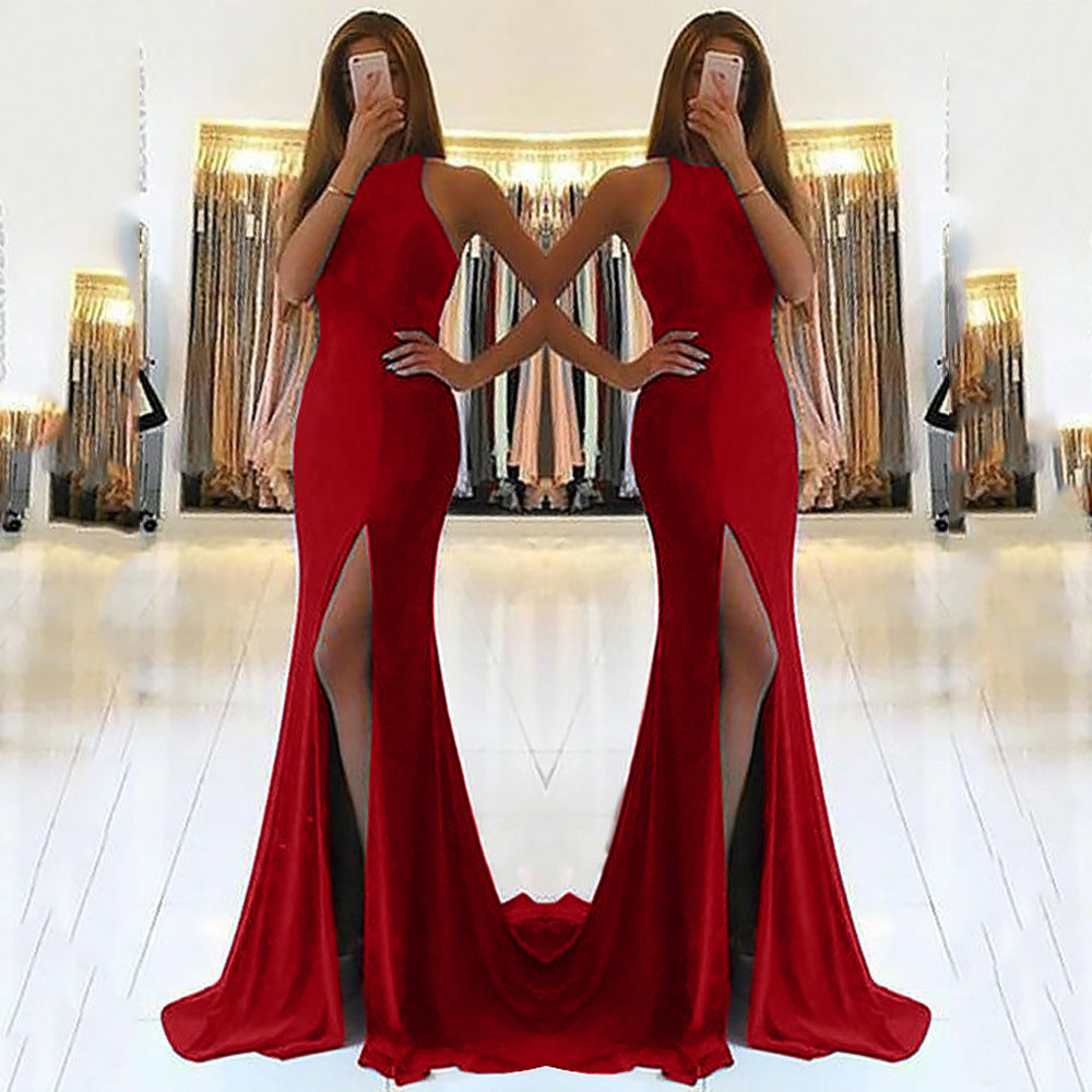 Long Evening Gown with slit