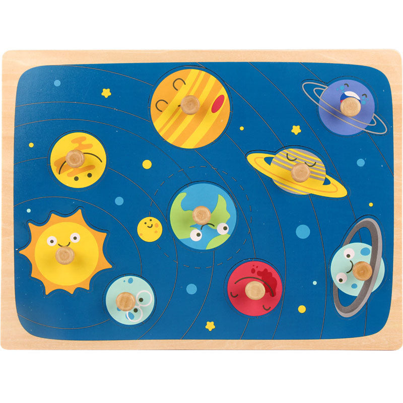 Children's wooden puzzle toys