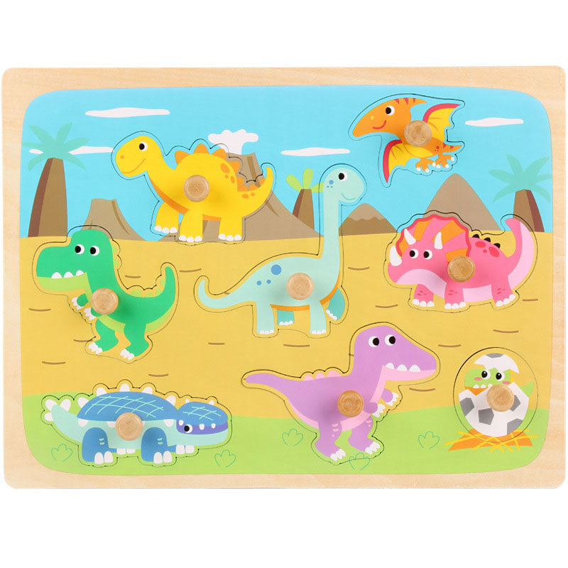 Children's wooden puzzle toys